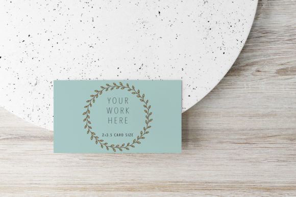 Business Card Mockup - 2: A Practical Tool for Showcasing Your Art