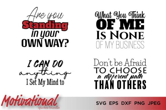 Inspirational and Motivational Quotes Bundle