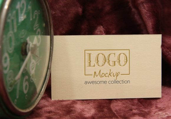Logo Mockup with Antique Green Watch: A Timeless Design for Modern Brands